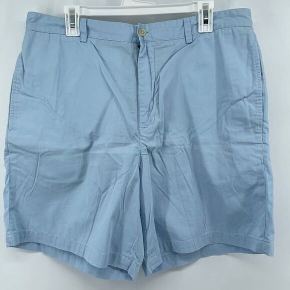 Vineyard Vines Light Blue Cotton Chino Shorts Classic Fit‎ Casual Summer Mens 36 - Picture 2 of 5